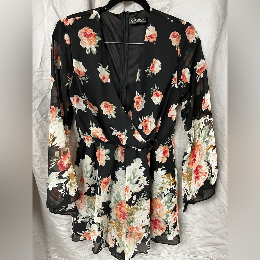 Flowered Romper